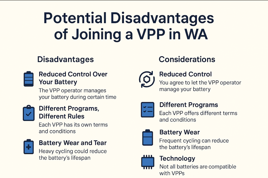 Downsides of joining a VPP