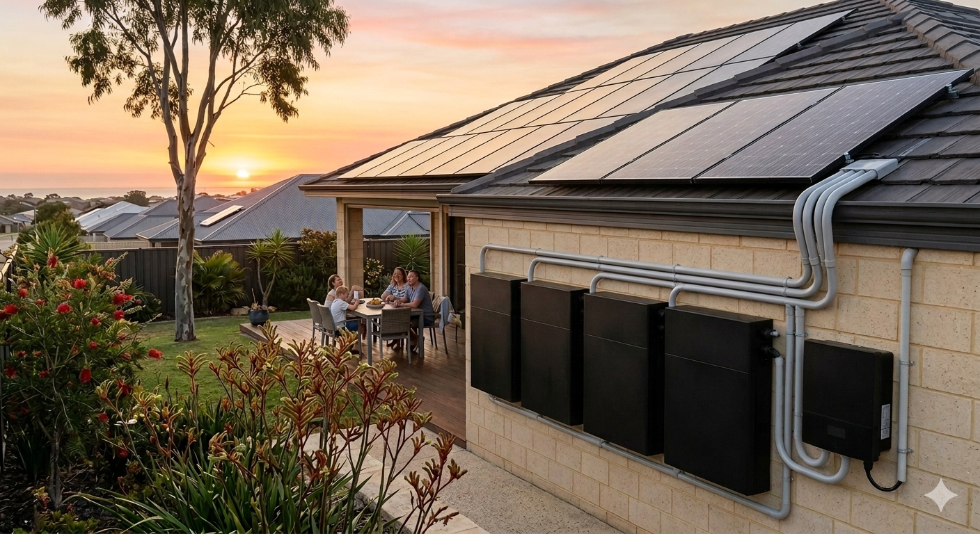 Solar battery cost WA comparison with maintenance-free storage units