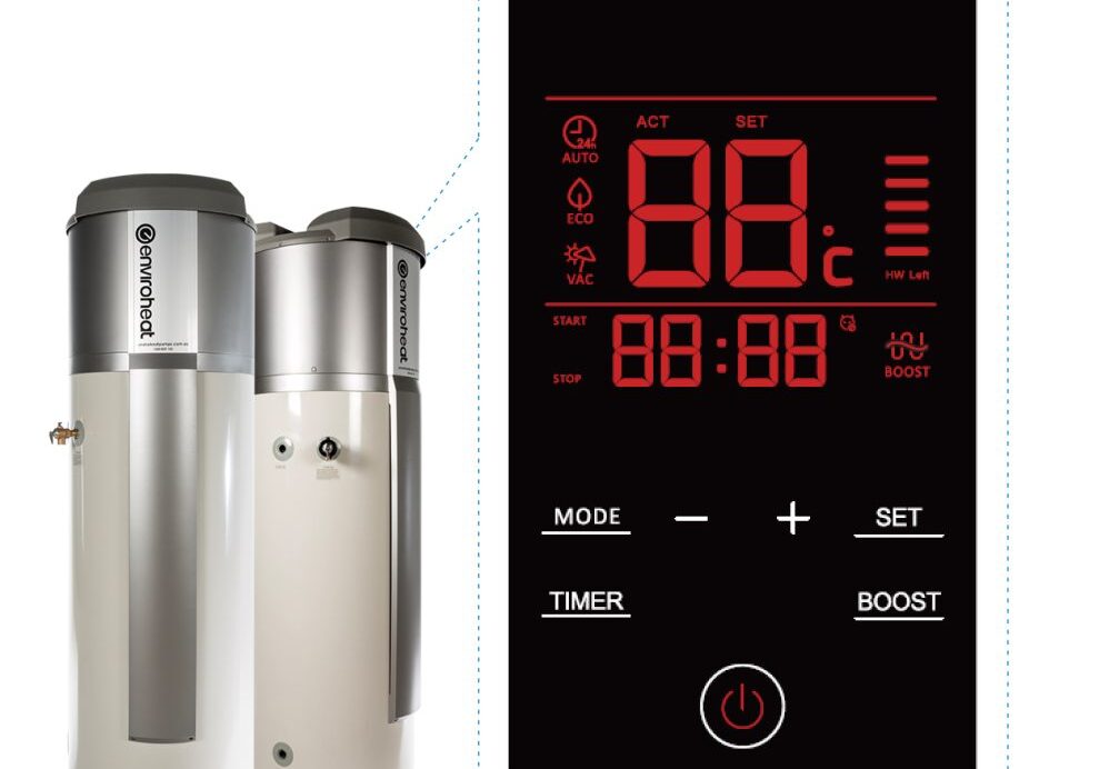 Enviroheat Heat Pump Screen Display