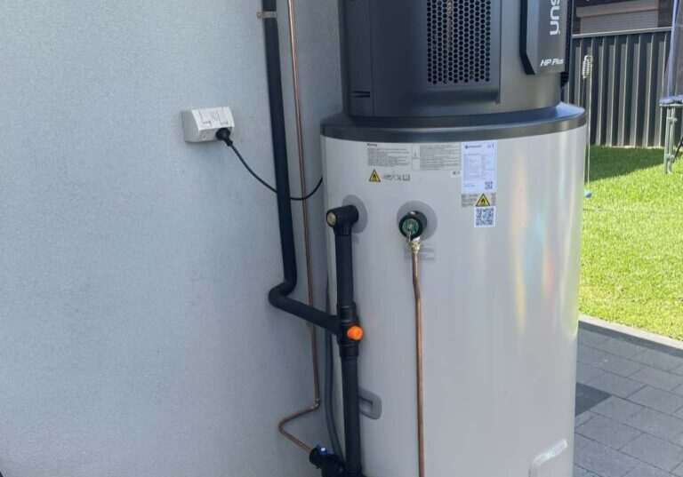 Heat pump installation in Kallaroo by Urban Future