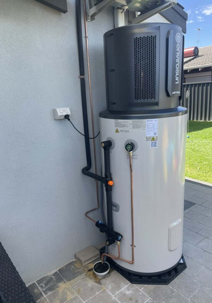 Heat pump installation in Kallaroo by Urban Future