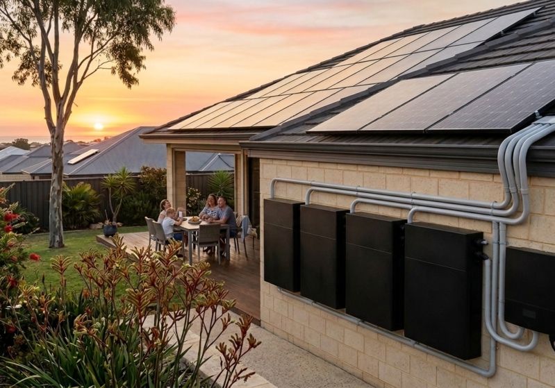 Solar battery cost WA comparison with maintenance-free storage units